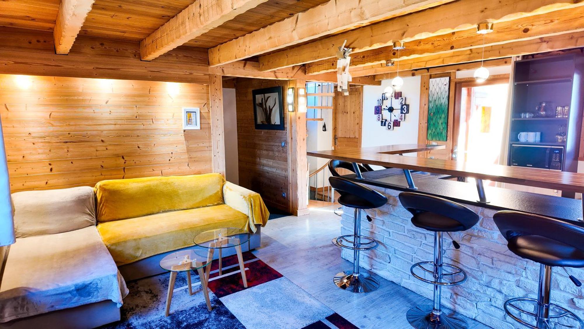 Le Grenier 1821 - Mini Chalet - Centre Village - Aravistour Сен-Жан-де-Сикст Екстериор снимка
