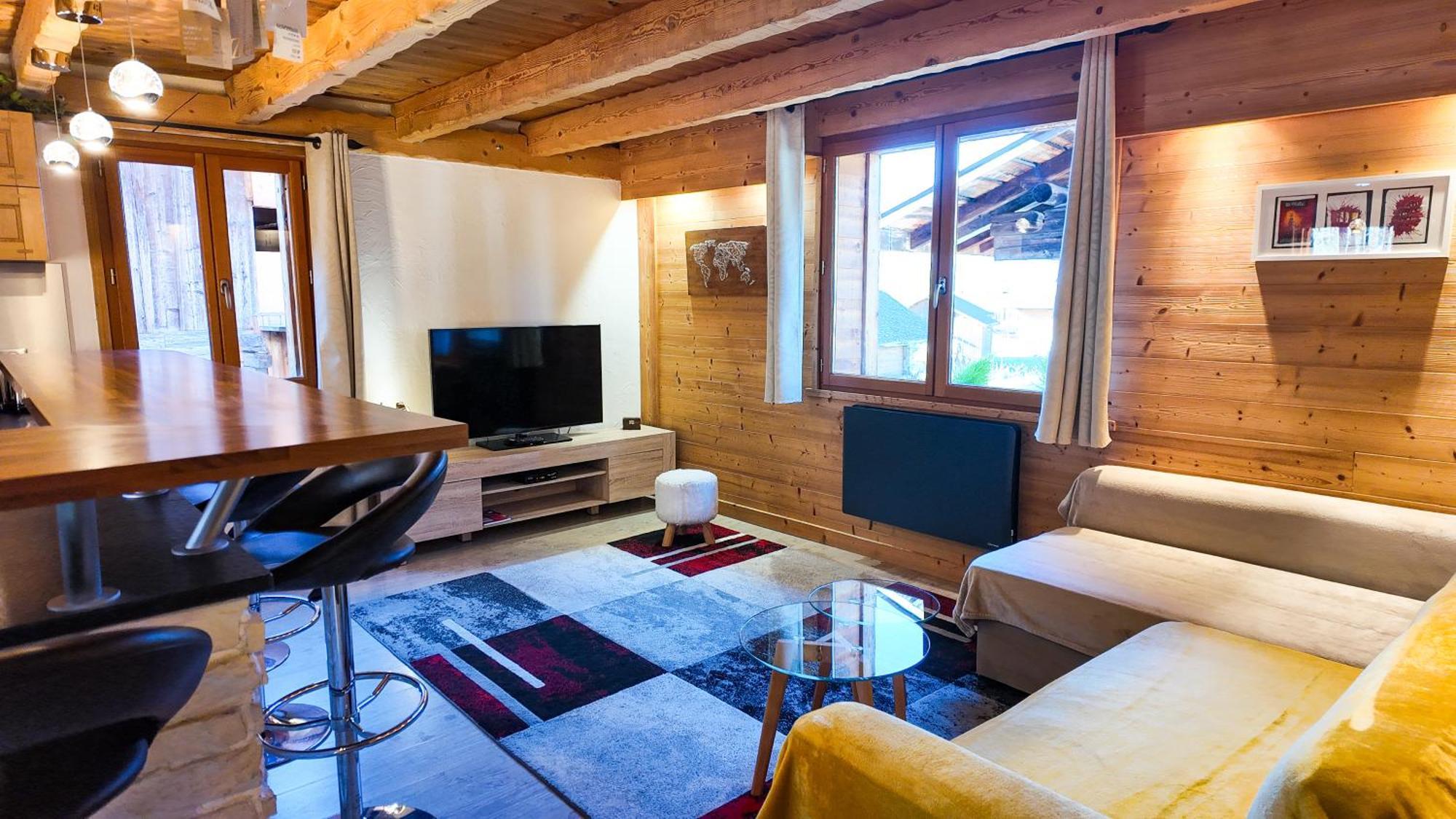 Le Grenier 1821 - Mini Chalet - Centre Village - Aravistour Сен-Жан-де-Сикст Екстериор снимка